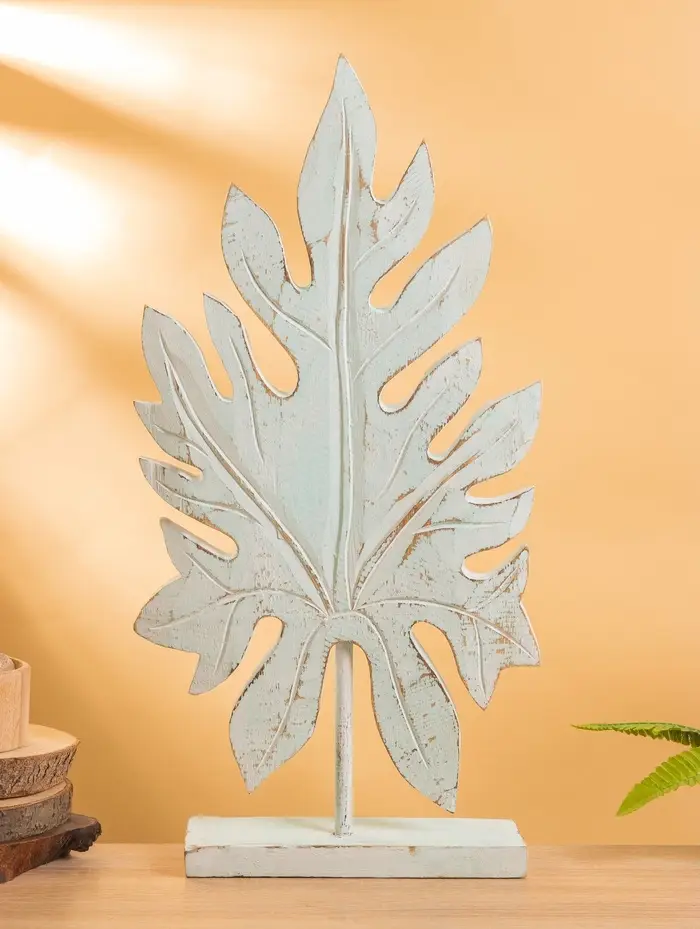 Сувенир на подставке &laquo;Лист&raquo;, 29&times;8&times;57 см, дерево
