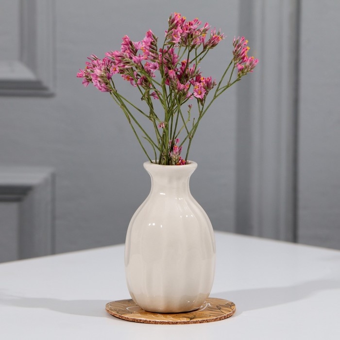 Ваза для цветов и подставка &laquo;Любви, счастья&raquo;, 8 х 7 х 6 см.