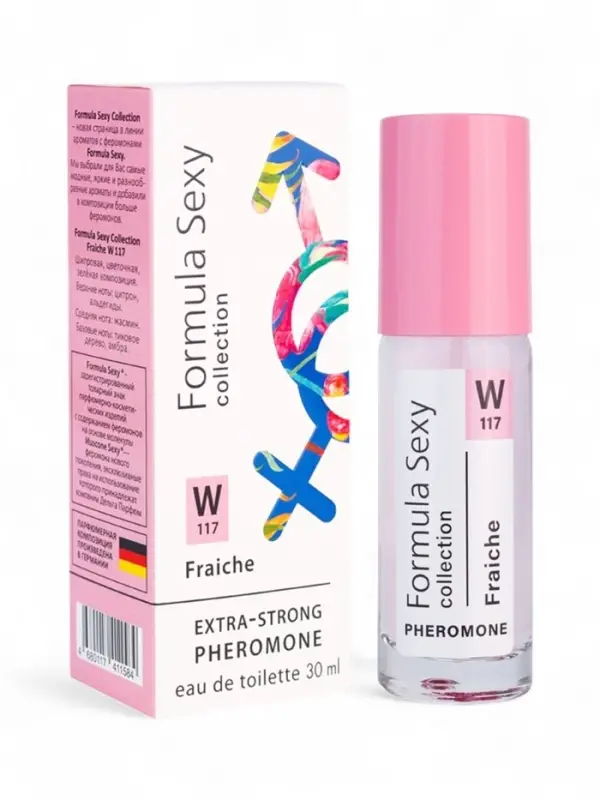 Туалетная вода женская с феромонами Formula Sexy collection Fraiche W117, 30 мл