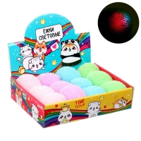 Мяч детский резиновый ёжка световой &laquo;Ёжик&raquo;, цвета МИКС, в шоубоксе