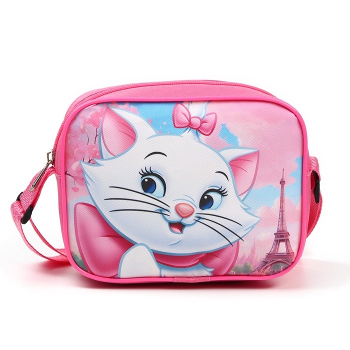 Сумка детская для девочки через плечо 19.5×14.5×7см, Коты аристократы Сумка детская для девочки через плечо 19.5×14.5×7см, Коты аристократы