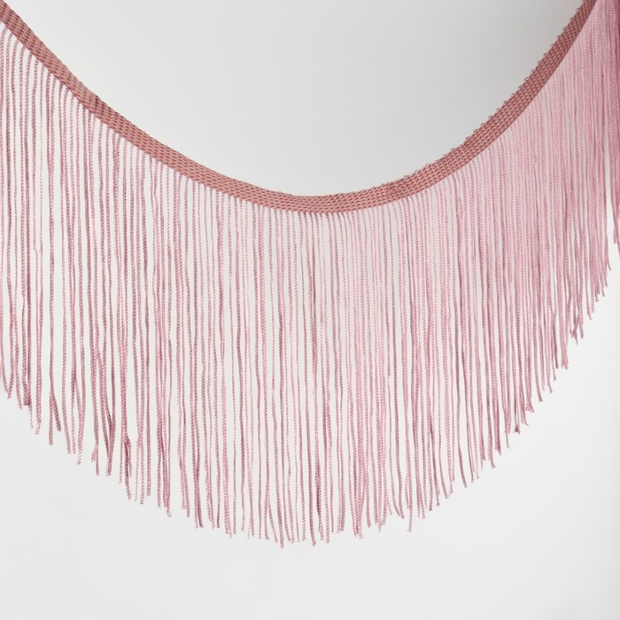Тесьма декоративная &laquo;Бахрома&raquo;, 15 см, 5 &plusmn; 0,5 м, цвет пудровый
