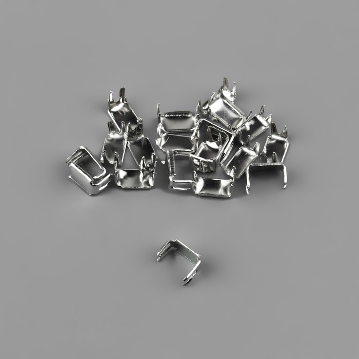 Набор: рулонная молния &laquo;Спираль&raquo; №5, 10 м, 20 бегунков, 40 верхних ограничителей, 20 нижних ограничителей, цвет белый