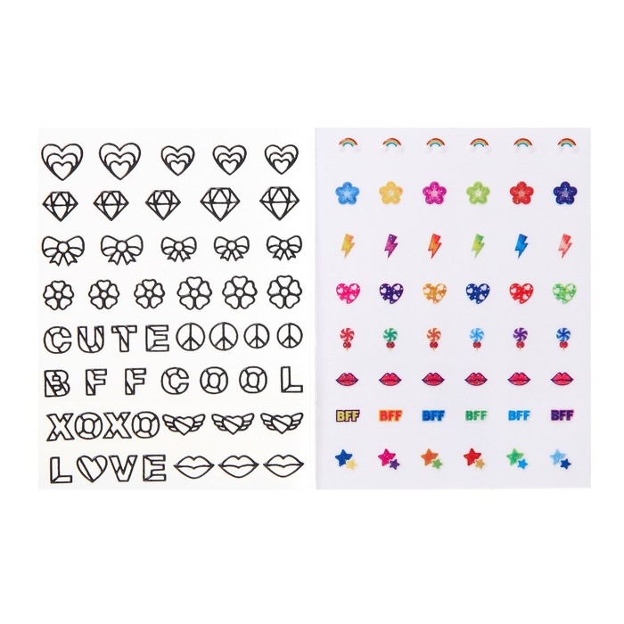 Набор для маникюра с лаком ручкой и наклейками &laquo;My little pony&raquo;, малый