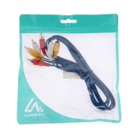 Кабель Luazon KDGN-001, 3xRCA (M) - 3xRCA (M), 1.5 м Кабель Luazon KDGN-001, 3xRCA (M) - 3xRCA (M), 1.5 м