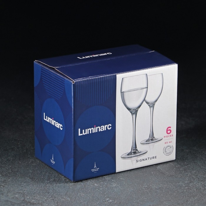 Рюмка стеклянная &laquo;Эталон&raquo;, 65 мл, 6 шт