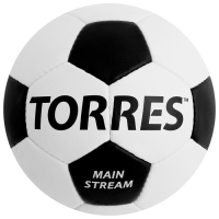 Футбольный мяч TORRES MAIN STREAM, F30184, ручная сшивка, 32 панели, р. 4, PU