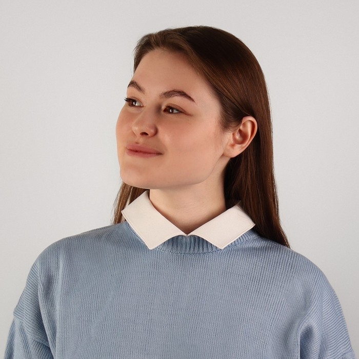 Воротник съёмный, 43 &times; 5 см, цвет айвори