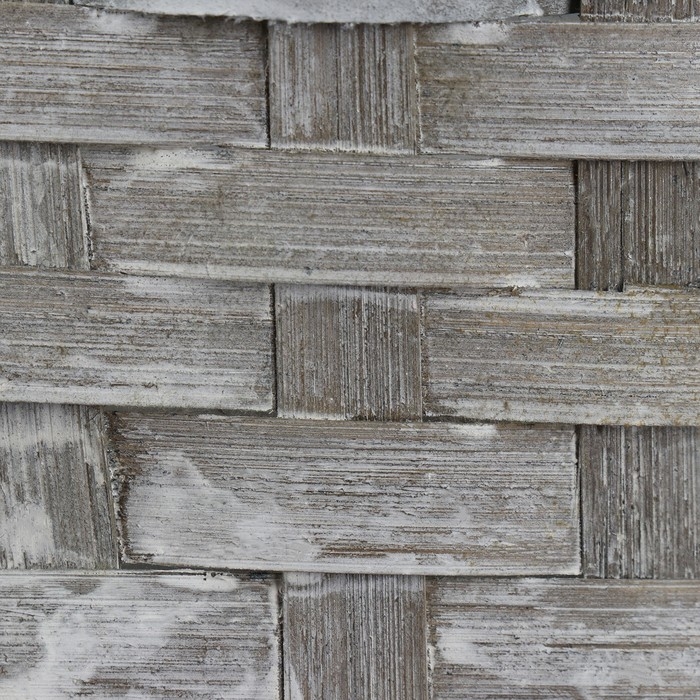 Набор корзин, 19х7,5х9,5/31 см, 22х9х11/34 см, 24х9х11,5/35 см, 3 шт, серые, бамбук