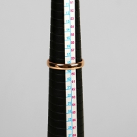 Прибор для измерения размера кольца, 2,5&times;2,5&times;24,8 см, цвет чёрный