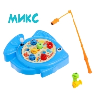 Рыбалка заводная &laquo;Рыбка&raquo;, 8 рыбок, с удочкой, МИКС