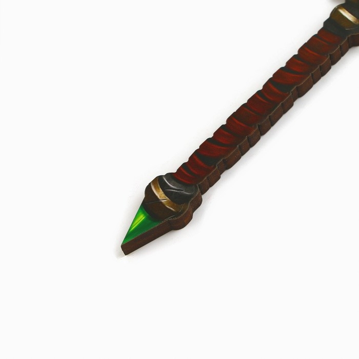 Деревянное оружие, детское сувенирное &laquo;Зеленый&raquo;, топор орка, 11,9 х 25,6 см