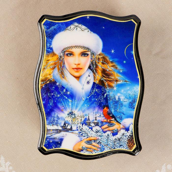 Шкатулка для украшений &laquo;Сказки&raquo;, 12&times;16 см, лаковая миниатюра, МИКС