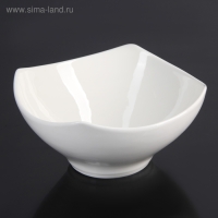 Салатник керамический &laquo;Эстет&raquo;, 2 л, на деревянной подставке