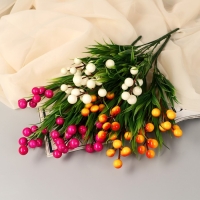 Букет "Шарики с зеленью" 34 см, микс