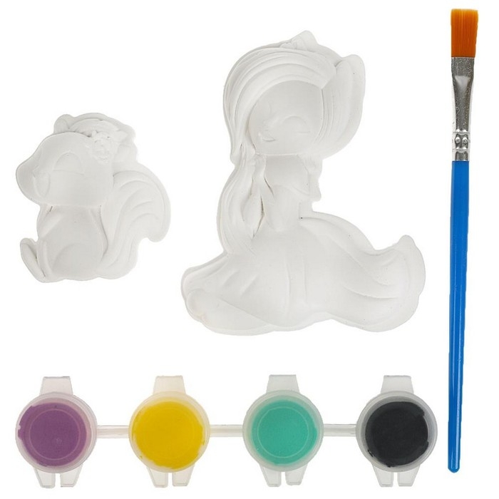 Набор для творочества &laquo;Барельеф для росписи. Энчантималс. Сейдж&raquo;, 2 шт.