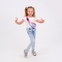 Сумка детская для девочки поясная «Единорог» 20 см х 10 см х 6 см Сумка детская для девочки поясная «Единорог» 20 см х 10 см х 6 см