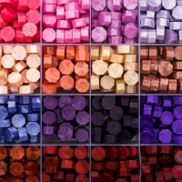 Набор сургуча "Палитра розово-фиолетовая" перламутр 24 цвета 19х13х2 см Набор сургуча "Палитра розово-фиолетовая" перламутр 24 цвета 19х13х2 см