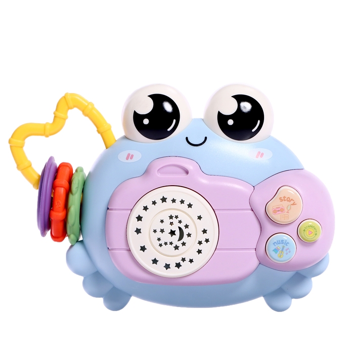 Музыкальная игрушка &laquo;Крошка Краб&raquo;, звук, свет, цвета МИКС