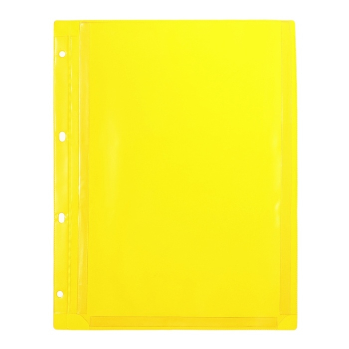 Файл-вкладыш А4, 180мкм, Calligrata TOP, ПВХ, срасширением, матовый, вертикальный, 5 штук, микс