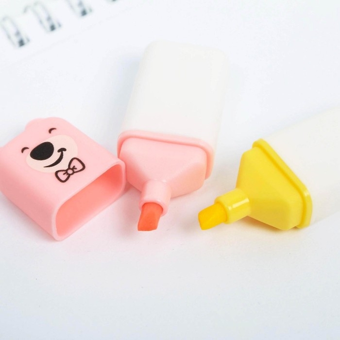 Набор текстовыделителей &laquo;Fantastic pandastic&raquo;, МИКС 4 штуки.