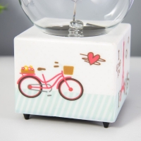 Плазменный шар "Влюбленнойсть" цветной 8,5х8,5х17 см RISALUX