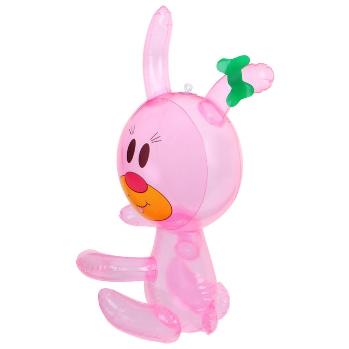 Игрушка надувная &laquo;Зайчик&raquo;, 35 см, цвет розовый