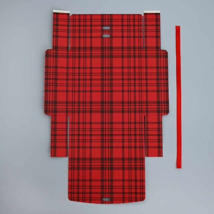 Коробка подарочная новогодняя складная двухсторонняя &laquo;Тепла и уюта &raquo;, 20 х 18 х 5 см, Новый год