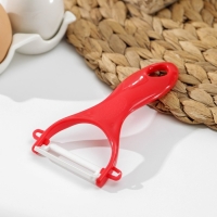 Овощечистка керамическая Доляна &laquo;Солнечная&raquo;, 13 см, цвет МИКС