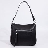 Сумка кросс-боди на молнии, цвет чёрный