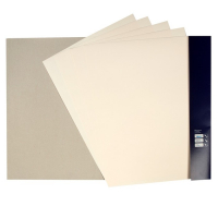Папка для пастели А3, 297 х 420 мм, 20 листов, тонированная бумага, слоновая кость, ГОЗНАК "Скорлупа", блок 200 г/м&sup2;