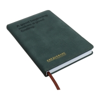 Ежедневник недатированный, А5, 140л, клетка, обл.кожзам, Зеленый Ежедневник недатированный, А5, 140л, клетка, обл.кожзам, Зеленый