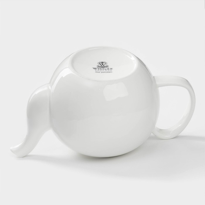Чайник фарфоровый заварочный Wilmax Olivia &laquo;Классика&raquo;, 1,75 л, цвет белый