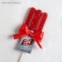 Леденец на палочке &laquo;Настоящему герою&raquo;, танк, 27 г.