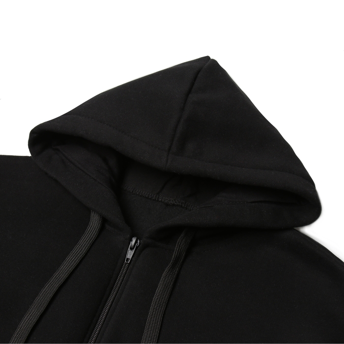 Толстовка мужская, цвет черный, р-р 54