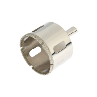 Сверло алмазное по стеклу и керамике ТУНДРА, трехгранный хвостовик, 50 х 65 мм Сверло алмазное по стеклу и керамике ТУНДРА, трехгранный хвостовик, 50 х 65 мм