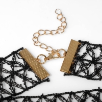 Чокер &laquo;Госпожа&raquo;, цвет чёрный, 33 см