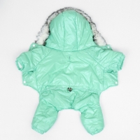 Комбинезон "Глянец", размер M (ДС 30, ОГ 40, ОШ 30 см, до 8 кг), мятный