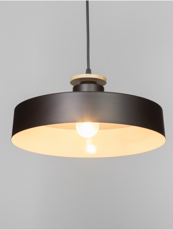 Светильник Timothy 1х40Вт Е27 пр-1м черный 32,5х32,5х12см