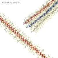 Мишура новогодняя &laquo;Метель&raquo; двойная , d-1,5 см, L-200 см, МИКС