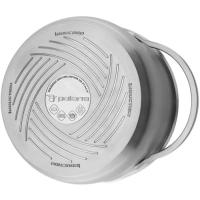 Кастрюля 6 л со стеклянной крышкой 24 см Solid-24С, индукция