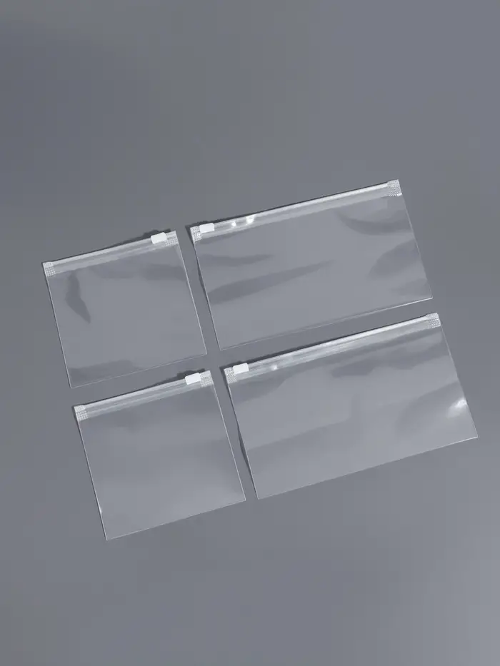 Дорожные чехлы, 18&times;10/11&times;10 см, набор 4 шт., прозрачные