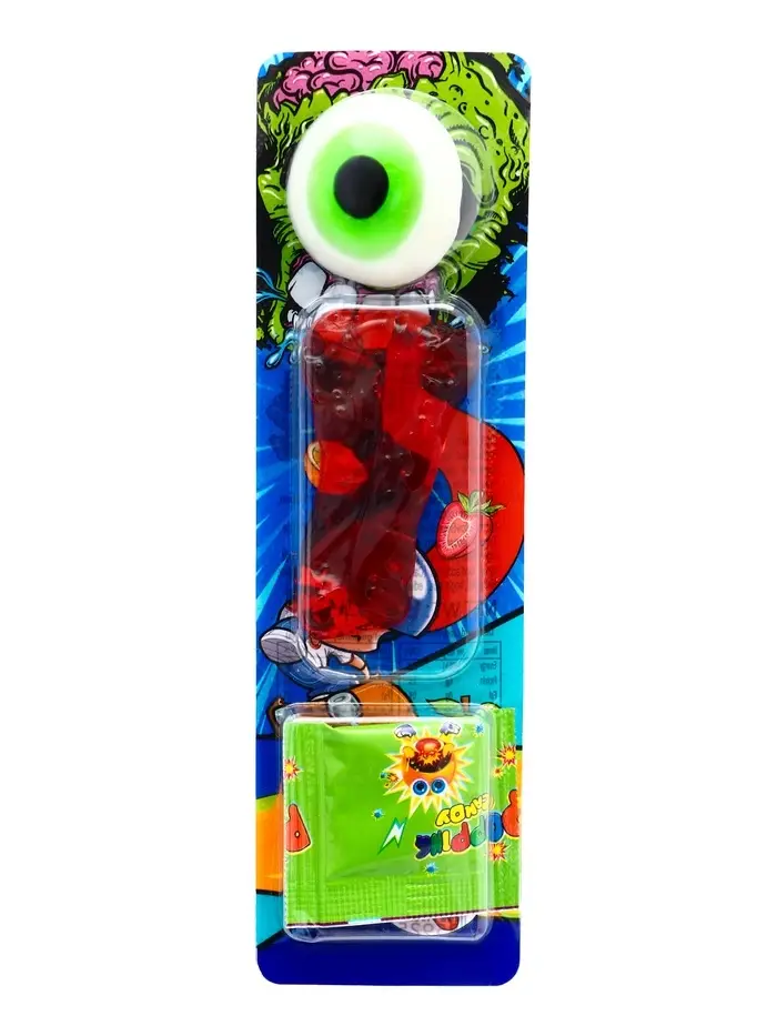 Жевательный мармелад &laquo;Язык с глазом&raquo;, взрывная карамель, 8 г