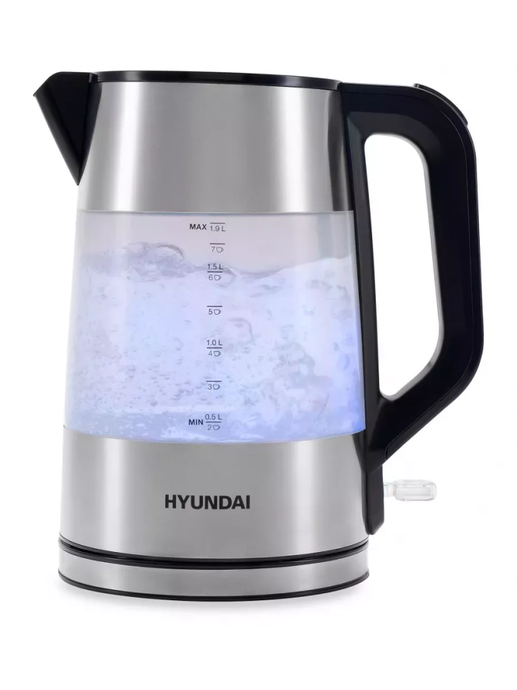 Чайник HYK-P4026 1.9л. 2200Вт черный (пластик)
