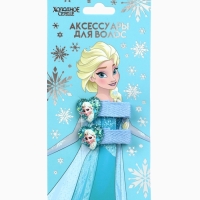 Заколка для волос, набор 2 шт, Холодное сердце