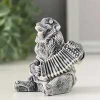 Сувенир "Медведь играет на гармошке" 6,3 см