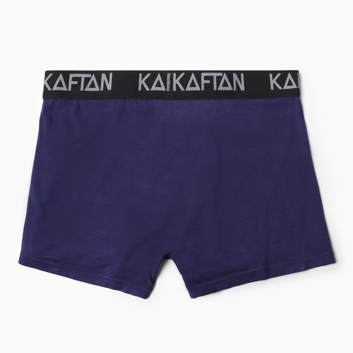 Трусы мужские боксеры KAFTAN цвет синий размер 46 Трусы мужские боксеры KAFTAN цвет синий размер 46