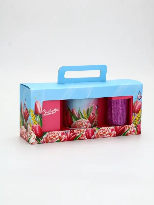 Набор чай кружка свеча &laquo;Счастливых моментов&raquo;