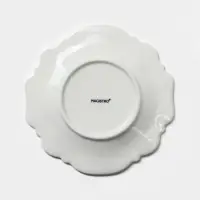 Блюдце фарфоровое Magistro &laquo;Сюита&raquo;, d=15.6 см, цвет белый