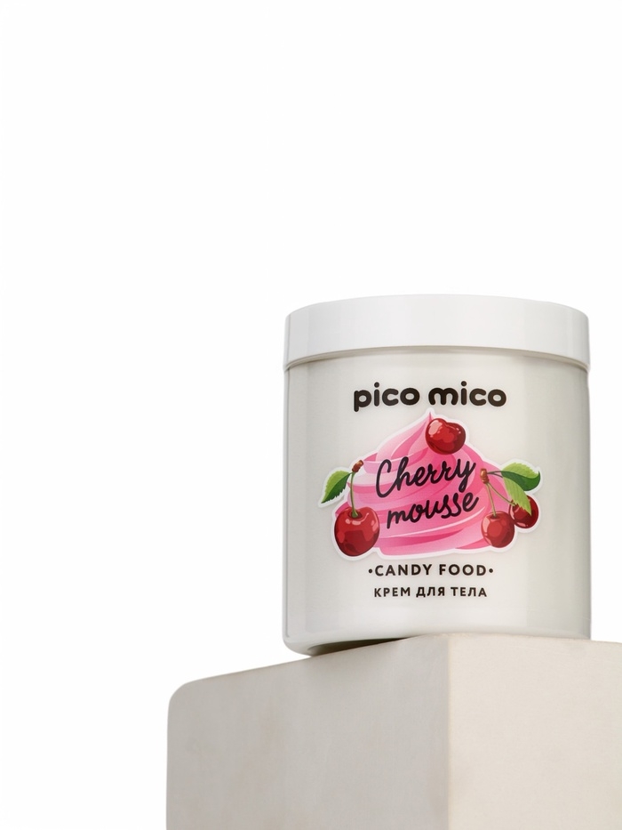 CANDY FOOD Крем для тела, вишневый мусс, 250 мл